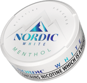 Nordic White Menthol nicotine pouches can