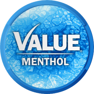 Value Menthol nicotine pouches top view
