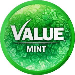 Value Mint nicotine pouches top view